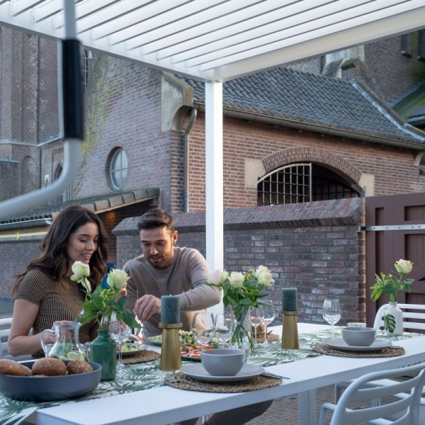 MIRADOR Pergola Weiss 300x360x250cm